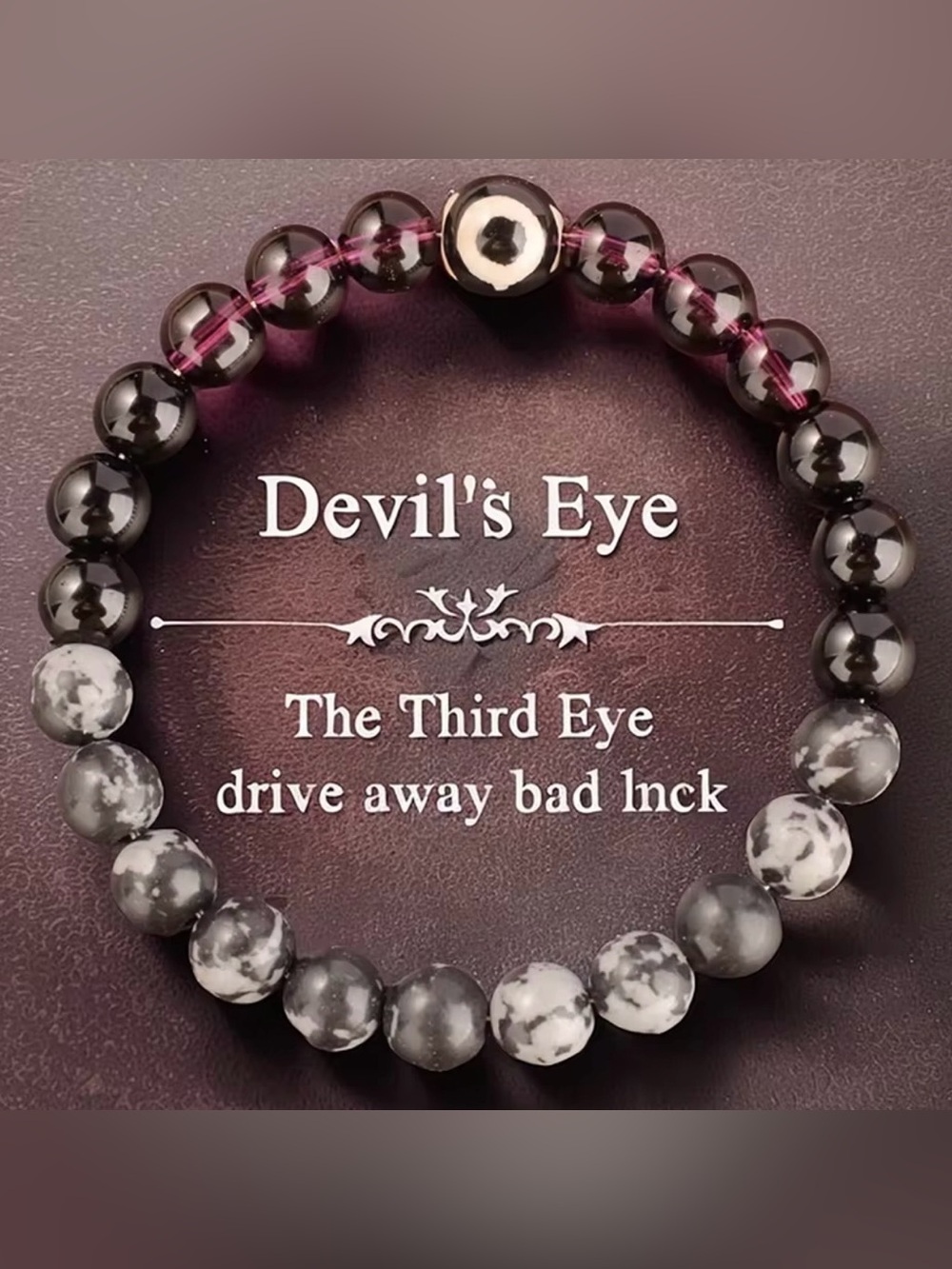 JD Gems jewelry Third Eye Beaded Bracelet natural stone Bracelet 6/8/10mm